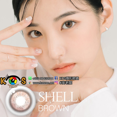 Doonoon JINJU SHELL Brown 1day 두눈 진주 쉘 브라운 원데이 Doonoon JINJU SHELL Brown 1day 두눈 진주 쉘 브라운 원데이